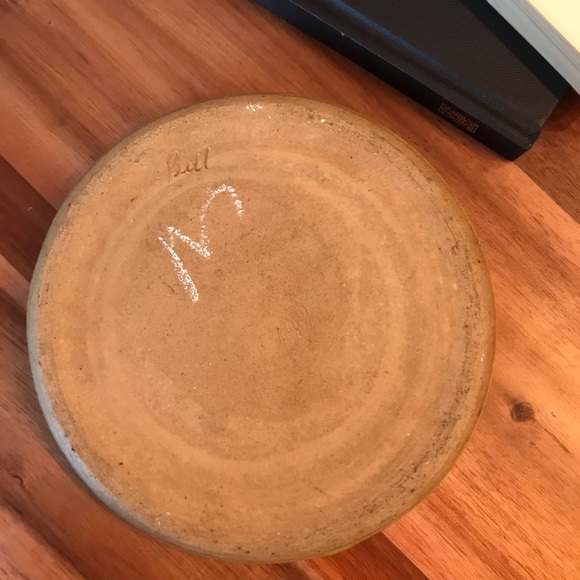 Vintage pottery tray with cover - cloche - Picture 3 of 9